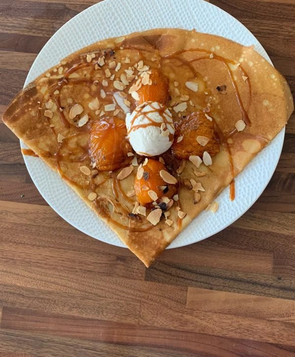Crêpe sucrée à La Bolée du Chat, Lachapelle-sous-Chaux